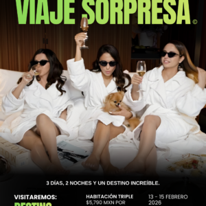 VIAJE SORPRESA - 13 AL 15 DE FEBRERO DEL 2026