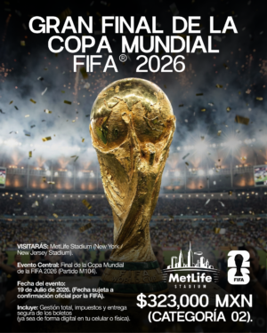 GRAN FINAL DE LA COPA MUNDIAL FIFA® 2026.