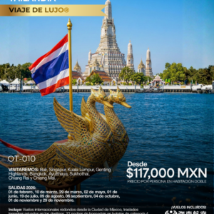 BALI, SINGAPUR, MALASIA & TAILANDIA