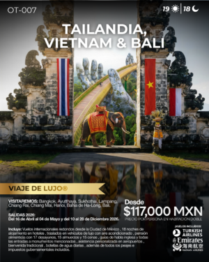 TAILANDIA, VIETNAM & BALI