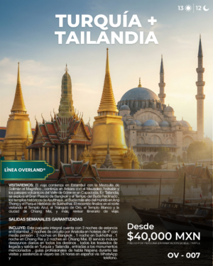 TURQUÍA + TAILANDIA