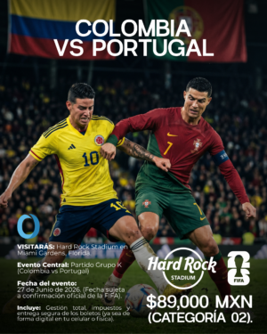 COLOMBIA VS PORTUGAL. FIFA® 2026.
