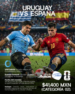 URUGUAY VS ESPAÑA. FIFA® 2026.