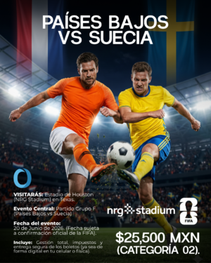 PAÍSES BAJOS VS SUECIA. FIFA® 2026.