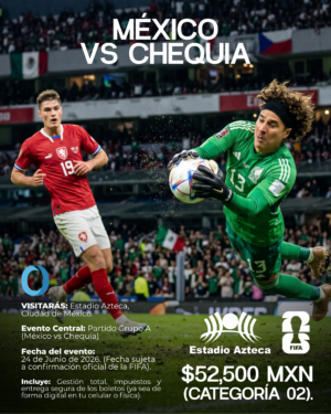 MÉXICO VS CHEQUIA. FIFA® 2026.