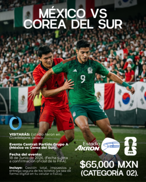 MÉXICO VS COREA DEL SUR. FIFA® 2026.