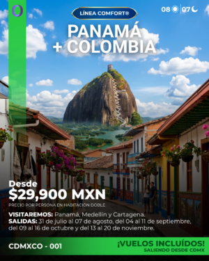 PANAMÁ + COLOMBIA - SALIENDO DESDE CDMX